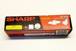 NEW Sharp UX-3CR Fax Machine Imaging Film Genuine Original 2 Rolls 98 Feet