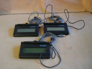 Topaz USB Signature Pad Lot of 3 Model T-LBK462-HS8-R