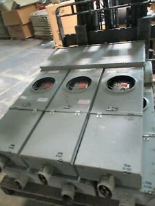 Crouse-Hinds Meter Stack CECHA RY123J0 200A Breakers 3R Encl. 3-Position Used