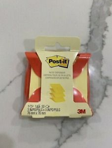 Small Office School Post-It Note Dispenser Red and Blue New