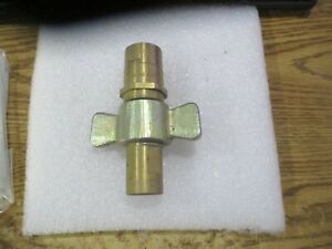 Hansen Coupling Division Series 96 Brass Wing Nut Coupling.  3/4&#034;.  Unused Old &lt;