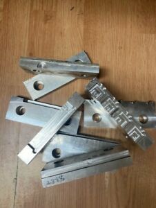 Aluminum Soft Vise Jaws 6&#034; used 8pc