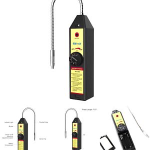 Elitech WJL-6000 Freon Leak Detector Halogen Leak Detector Refrigerant Gas HV...