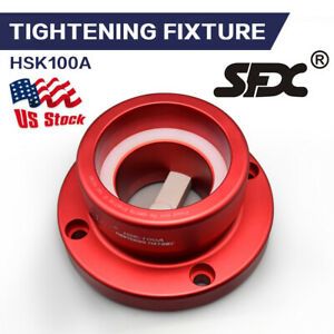 US Stock HSK100A/C Tightening Fixture Tool Lock Seat Fit HSK100A/C Tool Holder