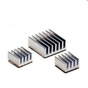 3x Pure Aluminium Cooler Heat Sink for Raspberry Pi 2B 3 3B+ Adhesive Heatsink