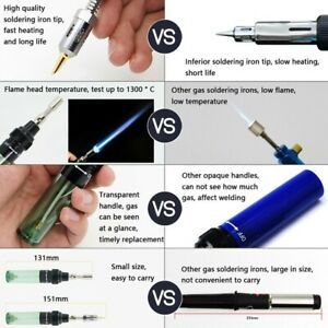 Practical Gas Soldering Iron Tool Useful 3-in-1 Gas Soldering Iron Kit