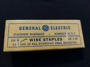 Vintage GE General Electric Wire Staples CAT. F-93 5000