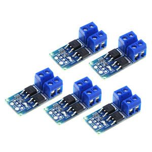 5x MOS Drive Module 15A PWM Regulating Switch Panel Plastic 34x17x12mm Accs