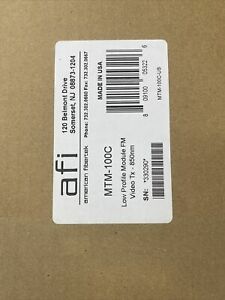 NEW AFI American Fibertek MTM-100 Low Profile Module FMVideo
