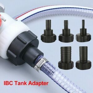 60mm Thread Water IBC Tank Adapter Part Garden Hose Faucet/Tap Connector Fitting