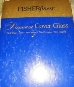 ( 1oz) Fisherfinest 24 x 40mm Premium Cover Glass 0.13 - 0.17mm Thick lot of TEN