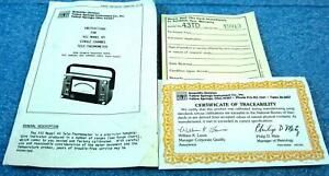 YSI 000890 INSTRUCTIONS FOR MODEL 43 SINGLE CHANNEL TELE-THERMOMETER, YELLOW SP