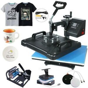 NewAge 5 in 1 Heat Press Machine (T-Shirt Mug Hat) - 12” x 15”