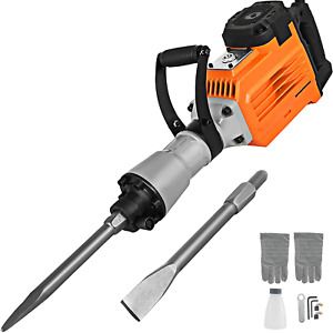 Mophorn 2200W Electric Demolition Hammer Heavy Duty Concrete Breaker 1400 BPM W