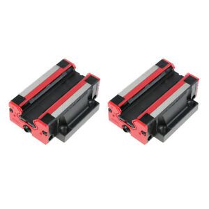 2 Pcs #20 Carriage Block for 20mm Linear Rail Guide