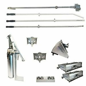 Platinum Drywall Finishing Set w/10&#034; &amp; 12&#034; Boxes w/ 2.5&#034; and 3.5&#034; Angle Heads