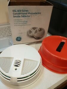 LOT OF 2 *NEW* GE / ESL / SENTROL 429CRT Smoke Detector with Heat &amp; RELAY !