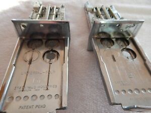 2 used Greenwald Industries Horizontal Four Coin Chute USED.