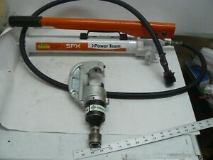 Greenlee RK 1240 12 ton crimp head with SPX P55 model B hydraulic hand pump
