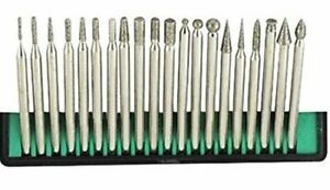 20pcs Solid Carbide Burr Set 0.118 Inch Shank Tungsten Carbide Rotary