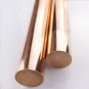 T2 Pure Red Copper Round Solid Rod Material Dia 20-30 mm Length 300mm-400mm
