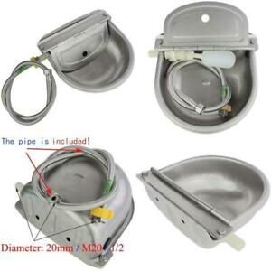 Automatic Water Feeder Trough Bowl With Pipe For Cattle Horse Goat Sheep Dog Ani