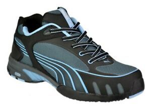 Women&#039;s Puma Steel Toe Safety Shoe Size 6 Black/Blue