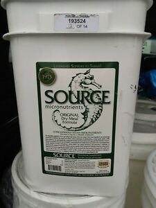 SOURCE Original Dry Meal 30 Pounds Shiny Coats Tougher Hooves  Horse Equine