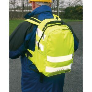 Hi Vis Backpack, High Visibility Yellow  ANSI / ISEA Certified