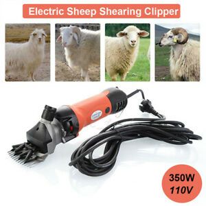350W Electric Sheep Goats Shearing Clipper Alpaca Sheep Wool Shears Farm 110V
