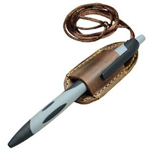 Hide &amp; Drink, Leather Lanyard Pen Holder, School &amp; Office Supplies, Bookworm 101