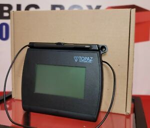 Topaz SignatureGem LCD 4x3 T-LBK755-BBSB-R Signature Terminal - Factory New