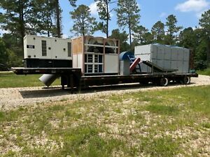 Mobile Hemp Mesh Belt Dryer, 53 ft Trailer, and 100KW Generator Included