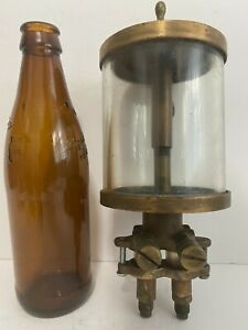 Double drip feed ESSEX Brass Corp oil drip oiler hit miss engine lubricator