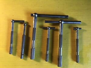 TELESCOPE GAGE SET 6 PIECE SEARS/SIMPSONS MADE IN USA USED W/CASE 5-16”-3 1/2”
