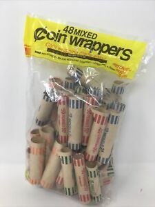 Preformed Coin Wrappers - Assortment of 48 NEW /SEALED