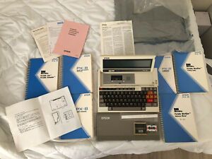 Vintage NOS Epson PX-8 earliest portable LCD laptop computer With Program Chip