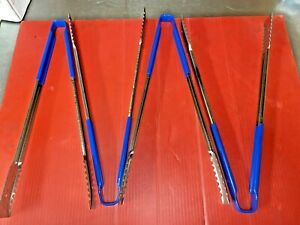 4 Edlund Kool-Touch Blue Tongs Model 8416 with VERSAGRIP® paddle 16” Long