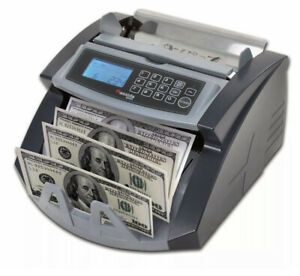 Money Bill Counter Professional UV Currency Cash Counting Machine Bank Sorter