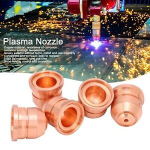 5Pcs/Set Plasma Consumables Kit For Plasma Cutter Torch Nozzle Anti-corrosion
