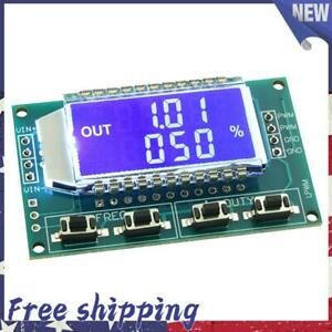 Signal Generator PWM Pulse Frequency Duty Cycle Adjust Module LCD Display