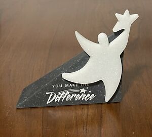 YOU MAKE THE DIFFERENCE Trophy / Employee of the Month recognition Award Plaque, US $9.99 – Picture 0