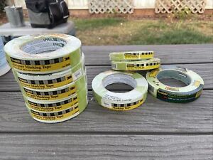 Lot Of 9 3M Scotch Lacquer Masking Tape 2060 1&#034; x 60 yards Storage Unit Find