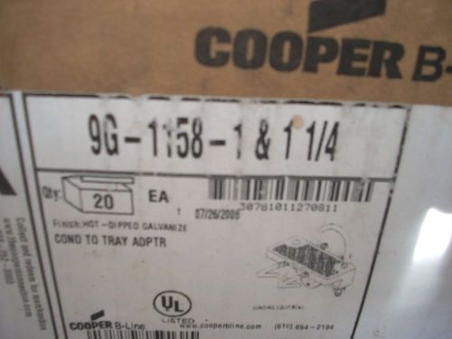 9g-1158 1&#034; &amp; 1 1/4&#034; cooper cable tray for sale