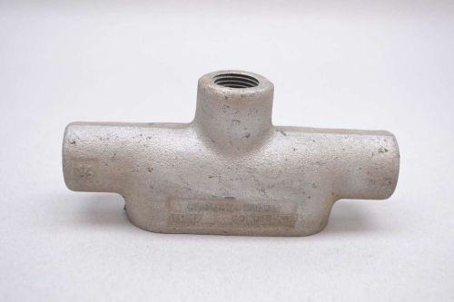 New crouse hinds tb17 condulet 1/2 in iron conduit body fitting d433944 for sale