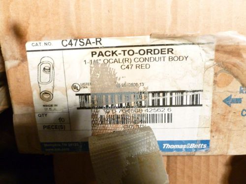 Ocal c47sa-r red 1-1/4 cond body for sale