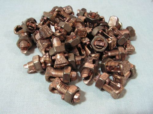 New 40 pieces burndy ks 17 db copper split bolts for sale