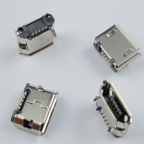 Enduring Best 10 Pcs Micro USB B Female 5 Pin SMT Socket Connector ync