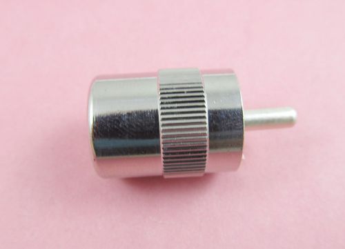 Uhf male pl259 solder for rg10 rg12 rg215 cable connector for sale