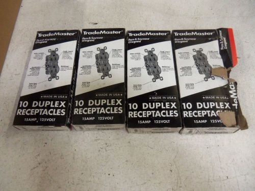 LOT OF 37  PASS &amp; SEYMOUR 3232-SW DUPLEX RECEPTACLE  *NEW IN A BOX*